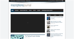 Desktop Screenshot of inscriptionsjournal.org