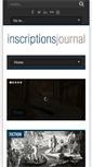 Mobile Screenshot of inscriptionsjournal.org